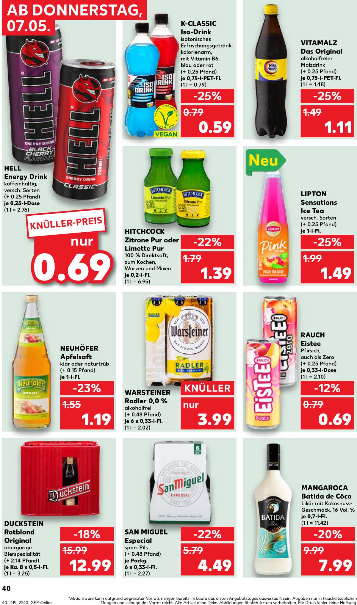 Leták Kaufland Německo 7.5.-13.5.2026 strana 40
