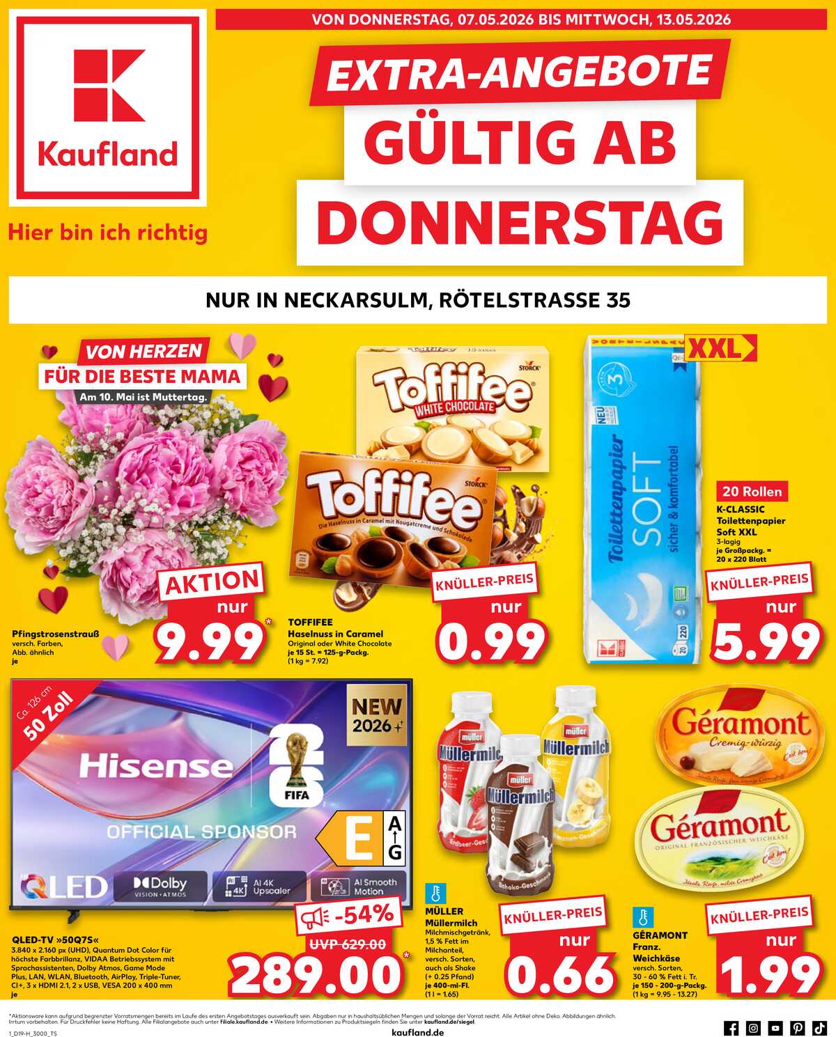 Leták Kaufland Německo 7.5.-13.5.2026 strana 1