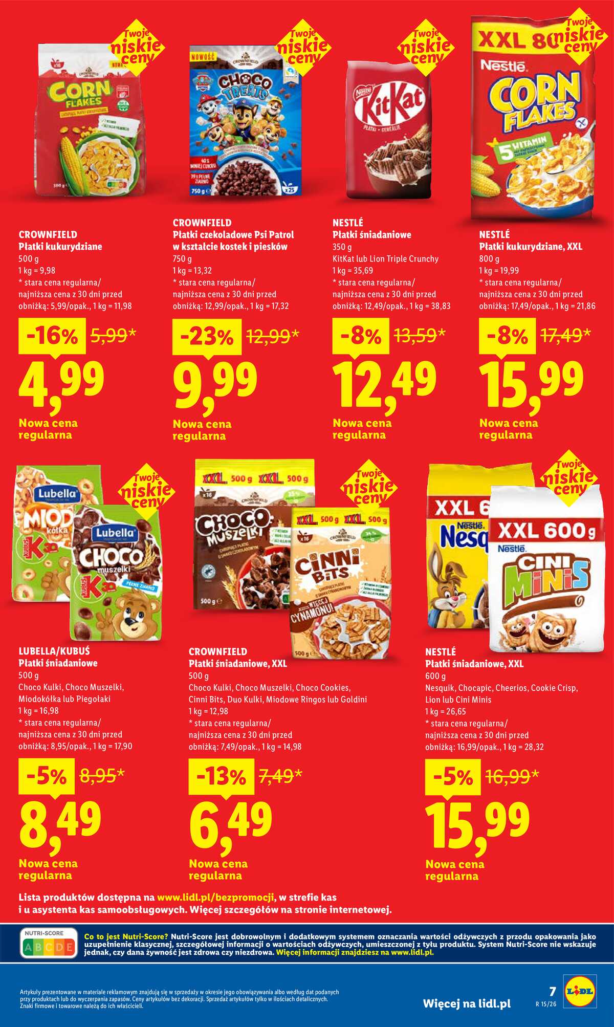 Leták Lidl Polsko 1.3.-1.6.2026 - Cenová revoluce! strana 7