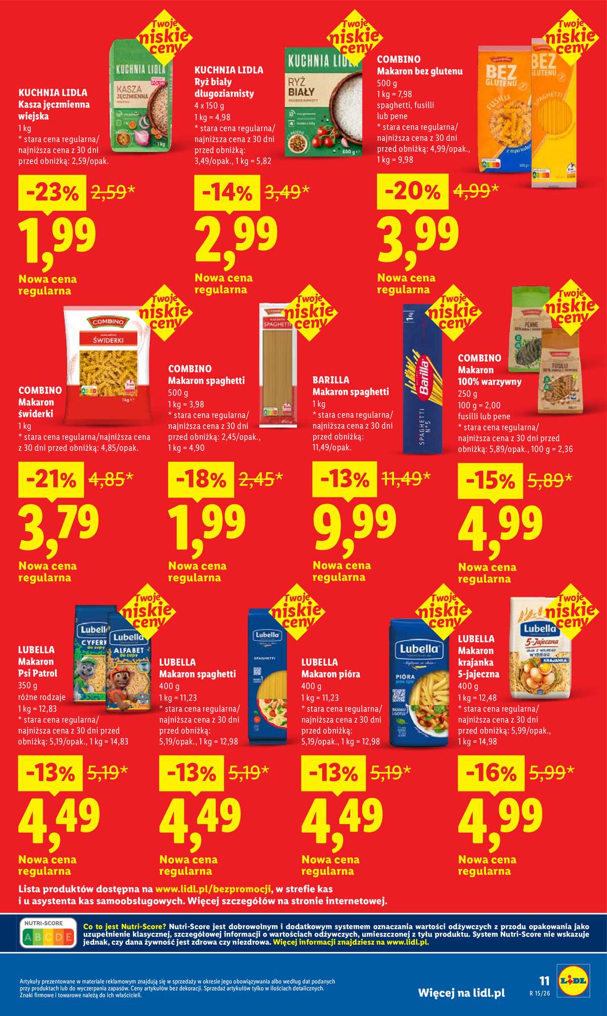 Leták Lidl Polsko 1.3.-1.6.2026 - Cenová revoluce! strana 11