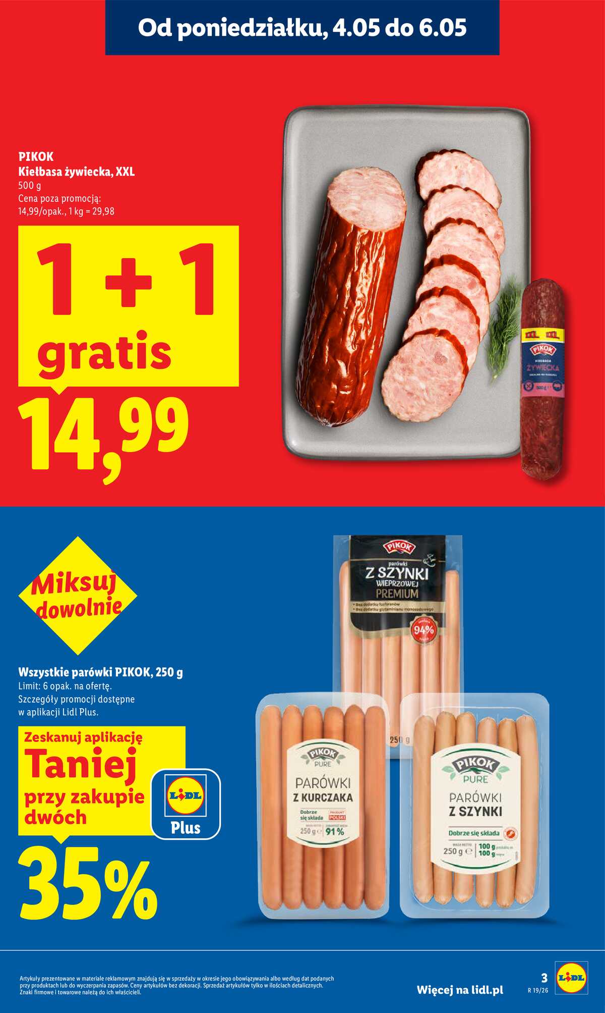 Leták Lidl Polsko 4.5.-6.5.2026 - Zpravodaj platný od 04.05 do 06.05 strana 3
