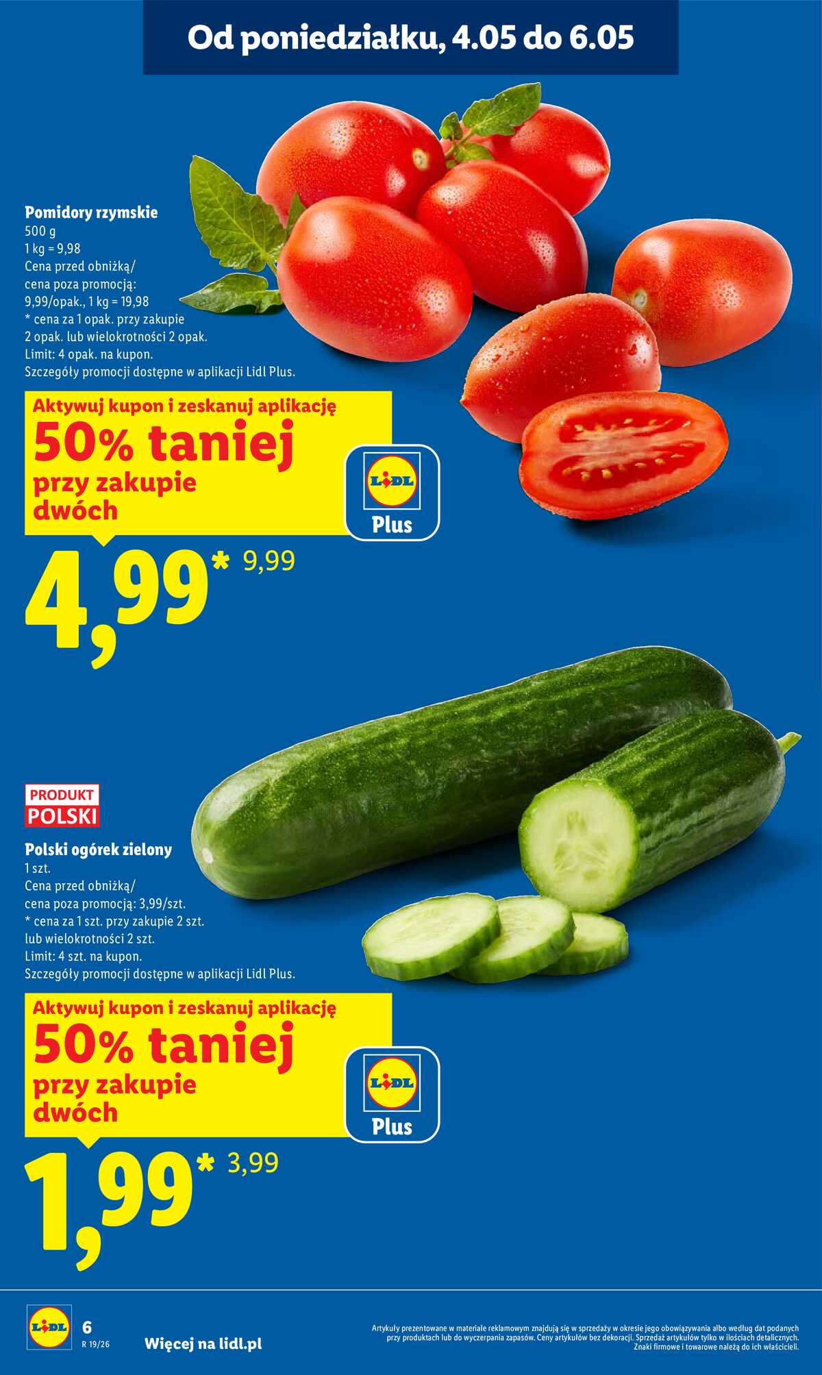 Leták Lidl Polsko 4.5.-6.5.2026 - Zpravodaj platný od 04.05 do 06.05 strana 6