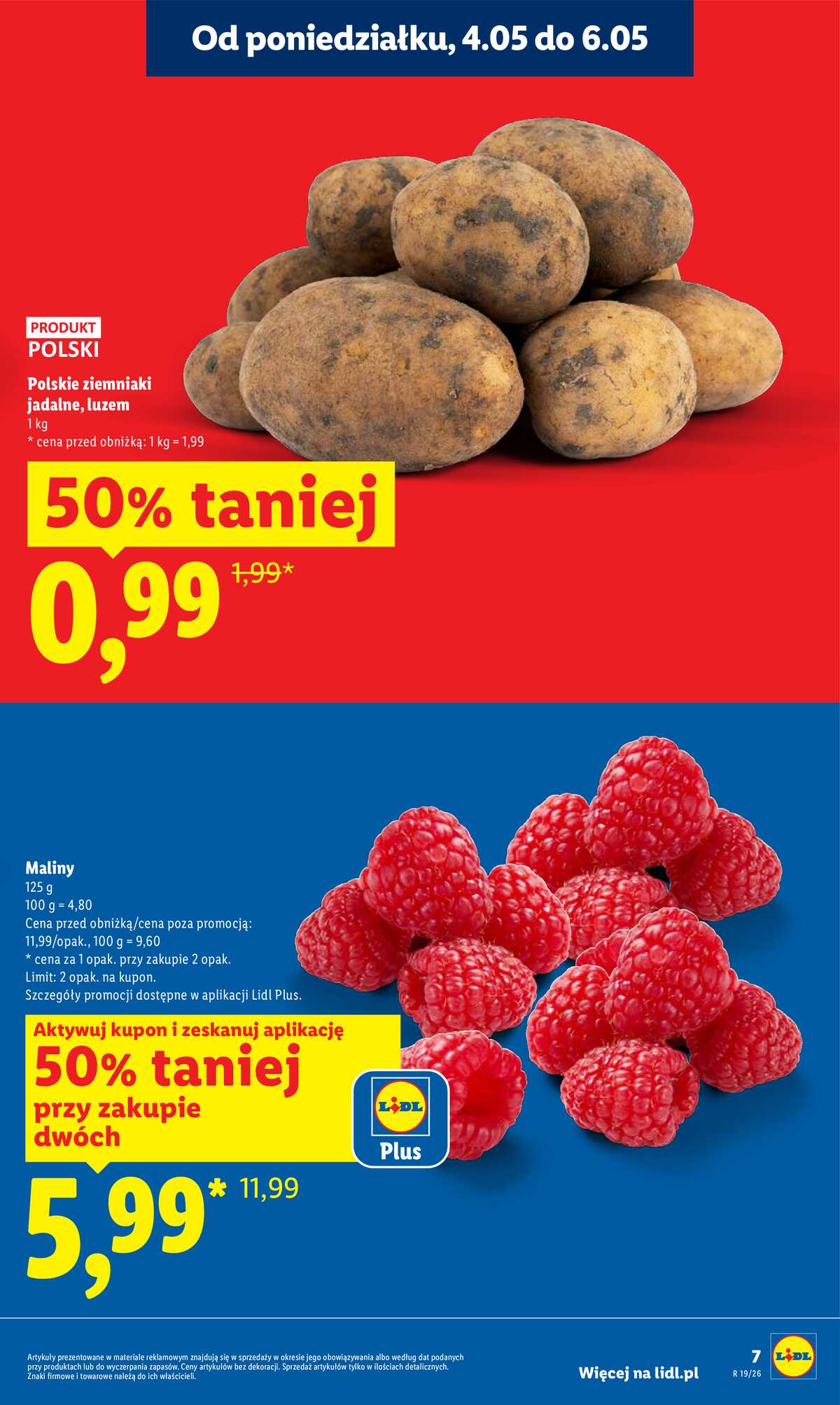 Leták Lidl Polsko 4.5.-6.5.2026 - Zpravodaj platný od 04.05 do 06.05 strana 7