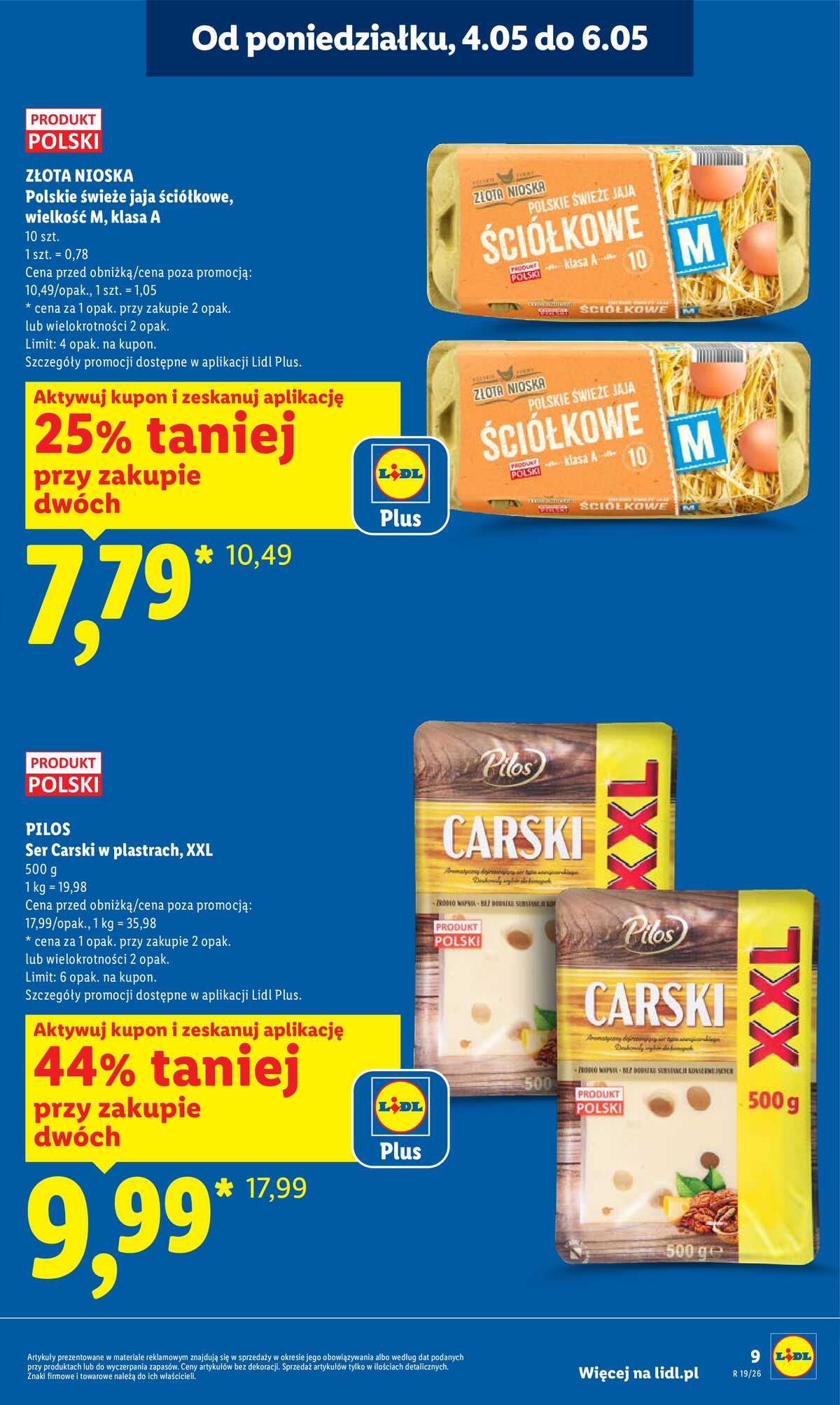 Leták Lidl Polsko 4.5.-6.5.2026 - Zpravodaj platný od 04.05 do 06.05 strana 9