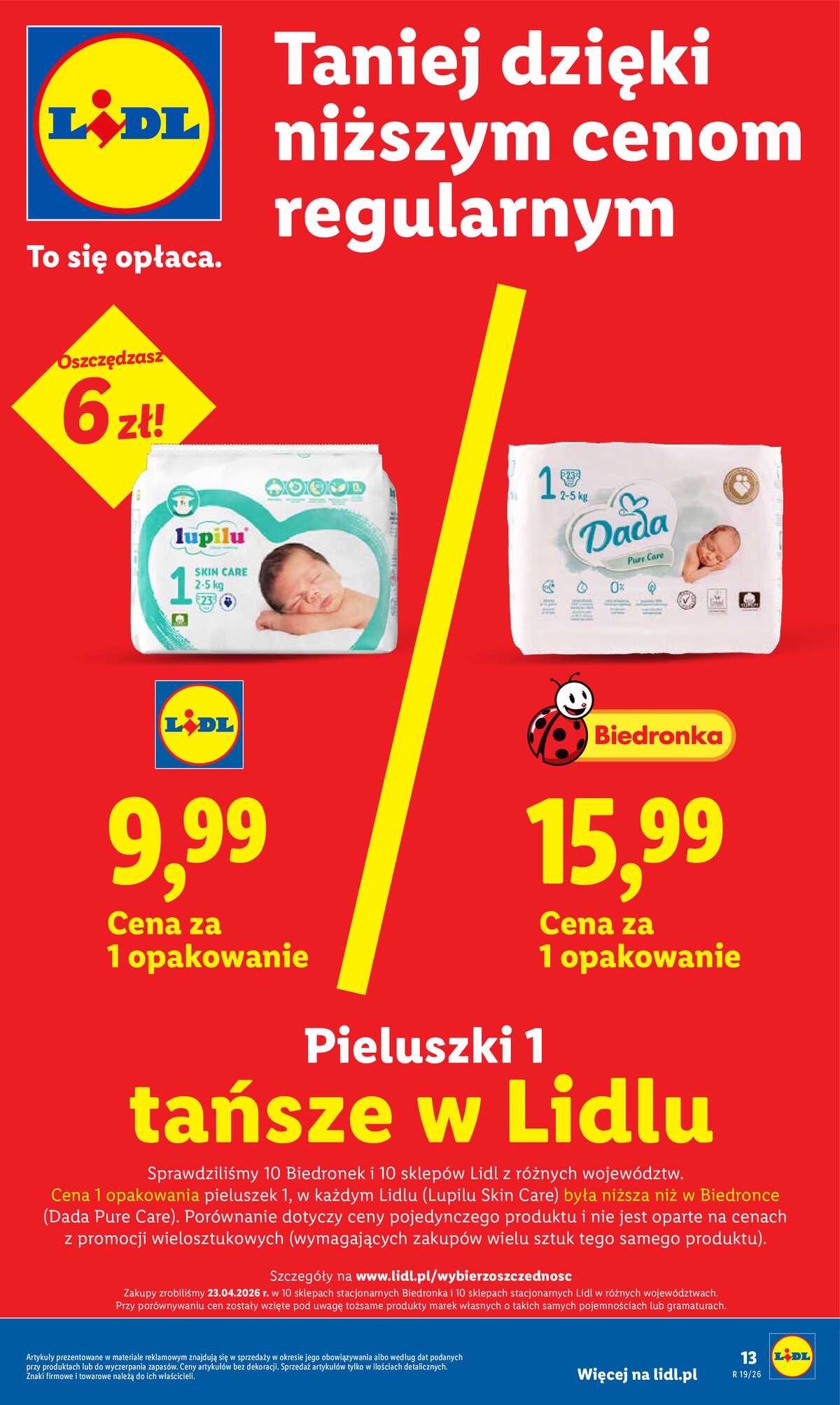 Leták Lidl Polsko 4.5.-6.5.2026 - Zpravodaj platný od 04.05 do 06.05 strana 13