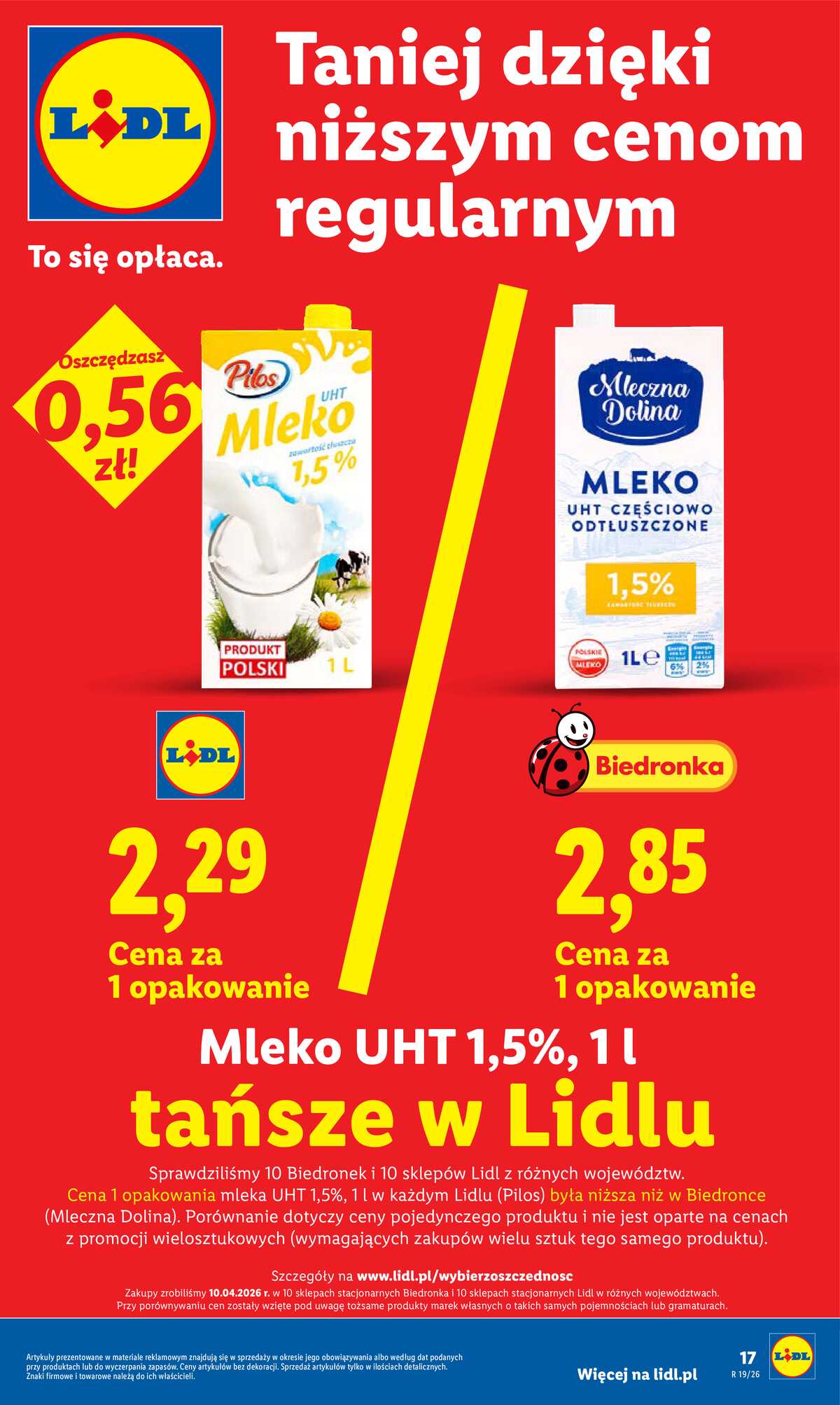 Leták Lidl Polsko 4.5.-6.5.2026 - Zpravodaj platný od 04.05 do 06.05 strana 17