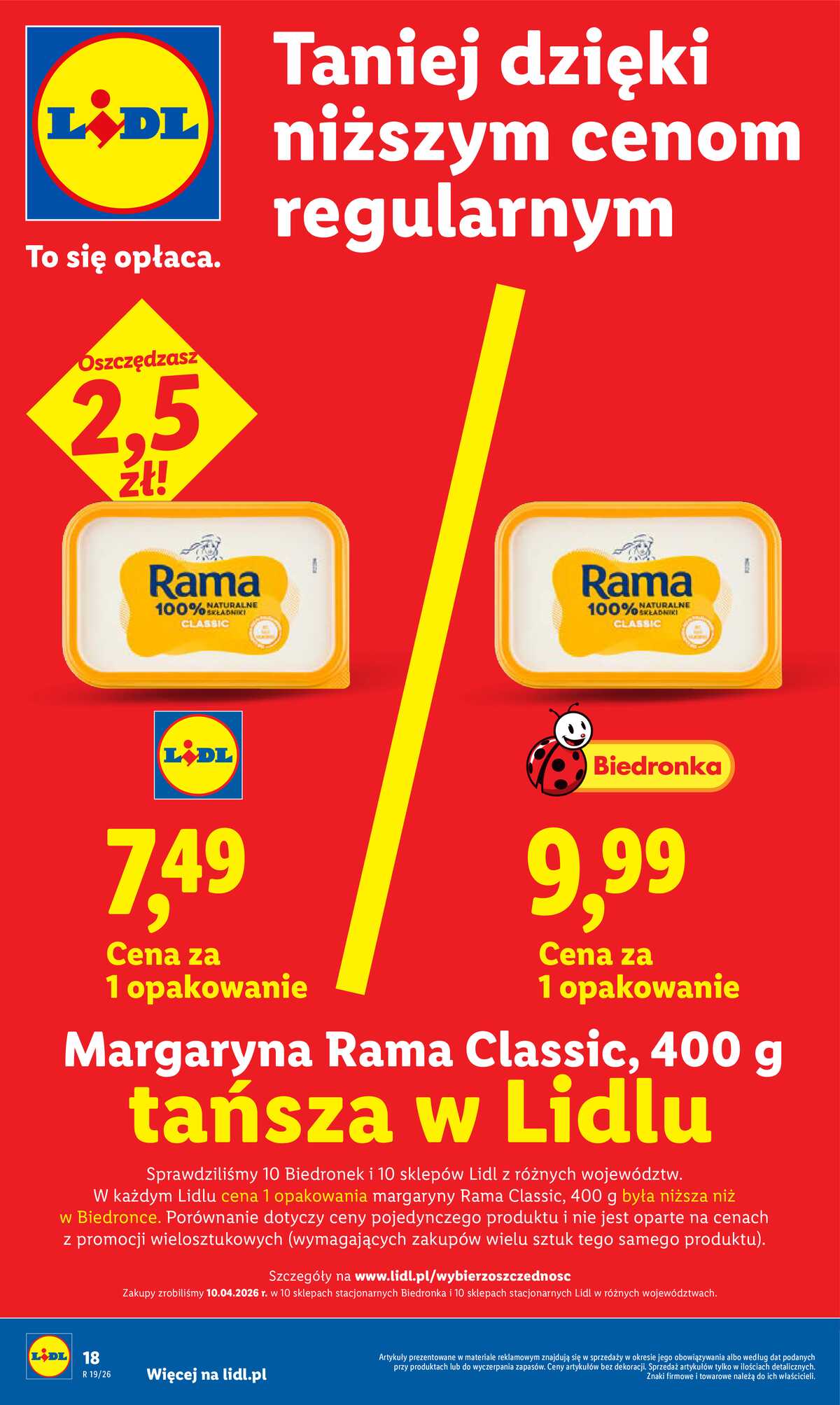 Leták Lidl Polsko 4.5.-6.5.2026 - Zpravodaj platný od 04.05 do 06.05 strana 18