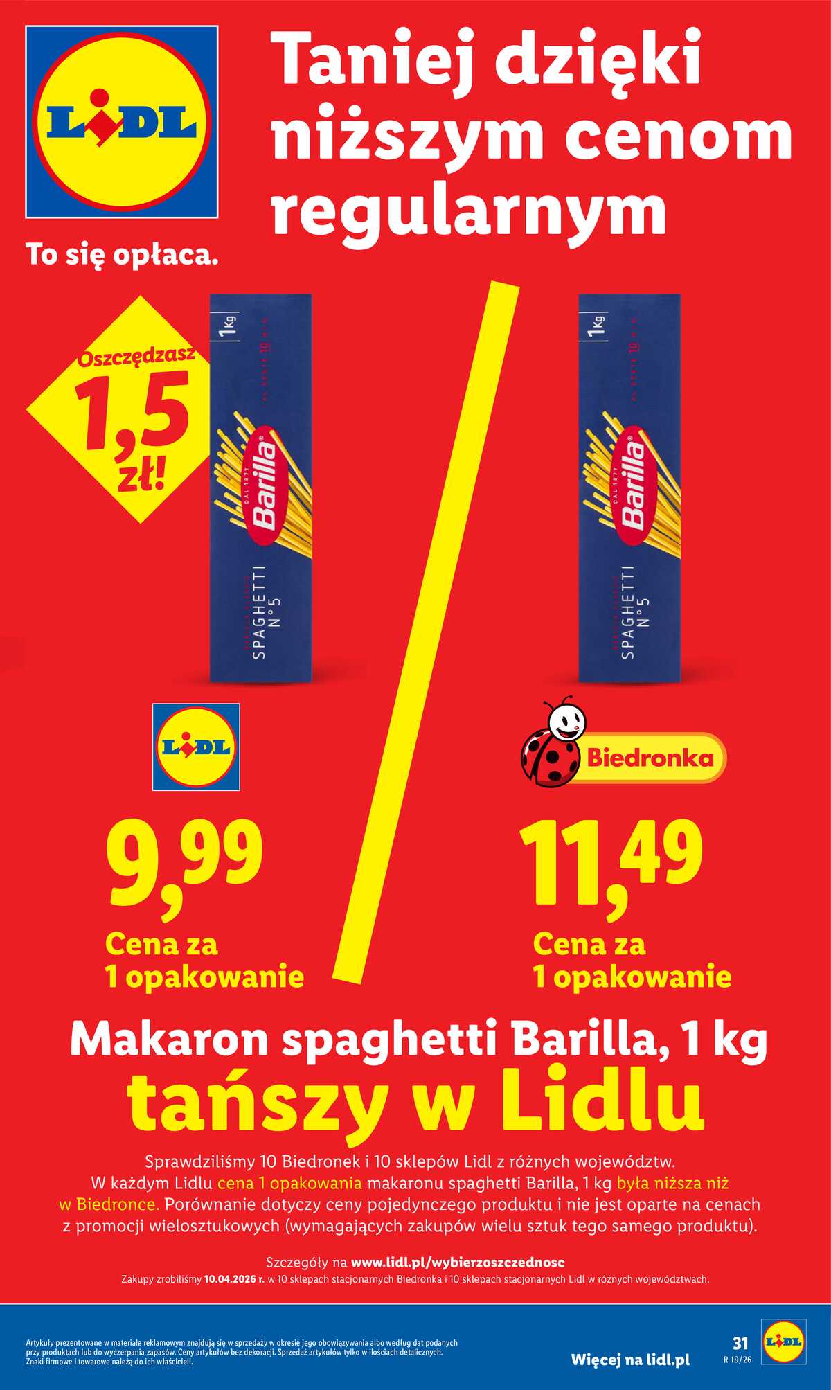 Leták Lidl Polsko 4.5.-6.5.2026 - Zpravodaj platný od 04.05 do 06.05 strana 31