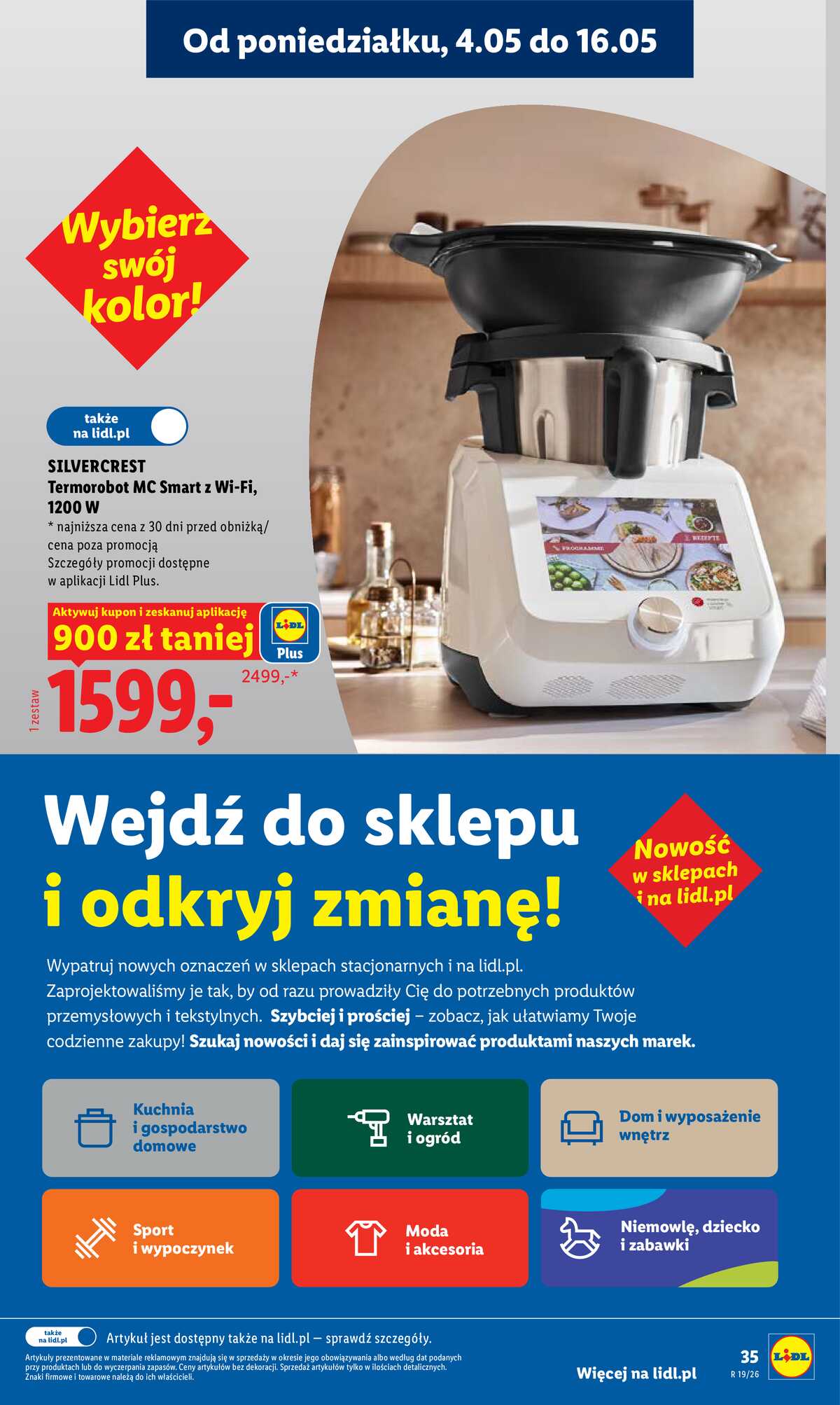 Leták Lidl Polsko 4.5.-6.5.2026 - Zpravodaj platný od 04.05 do 06.05 strana 35