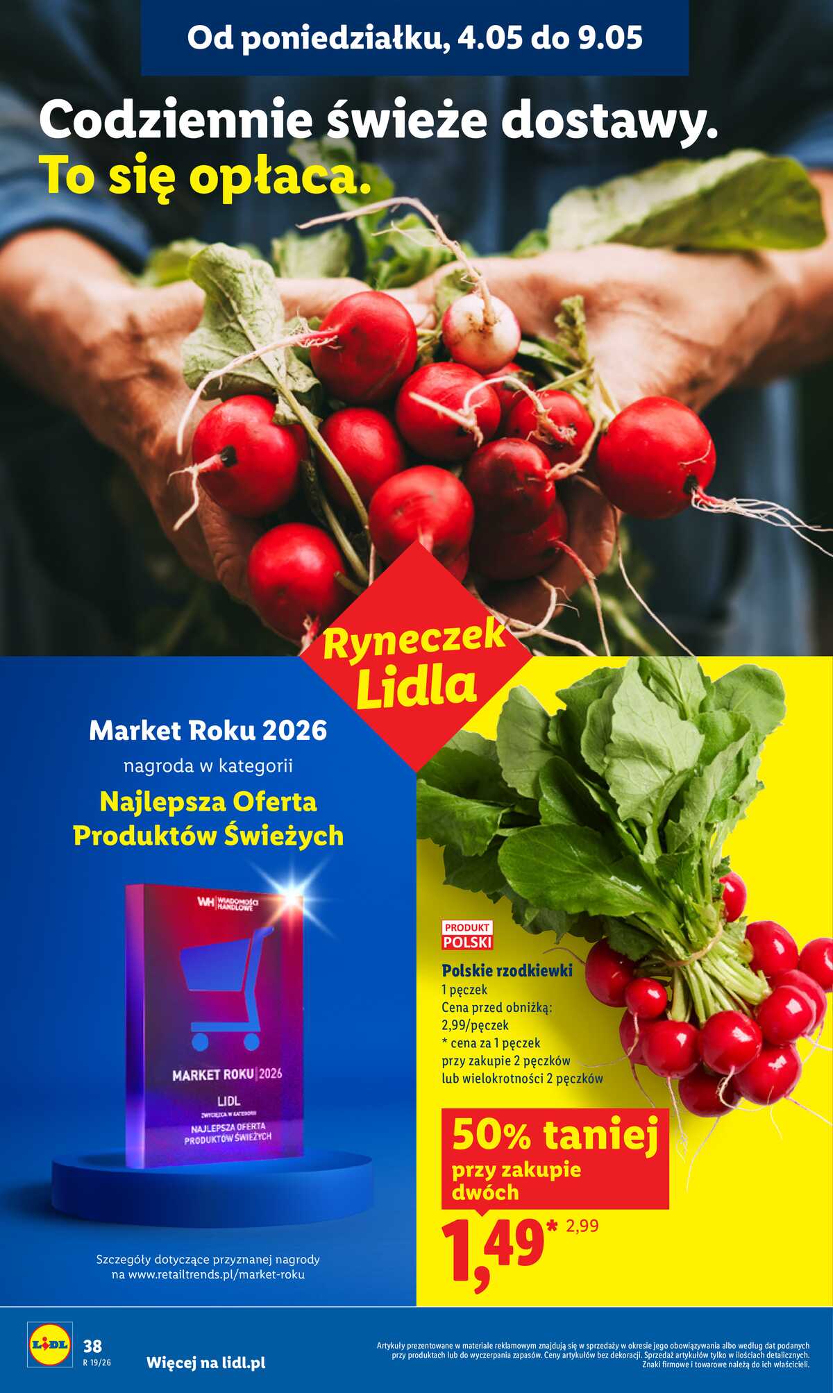 Leták Lidl Polsko 4.5.-6.5.2026 - Zpravodaj platný od 04.05 do 06.05 strana 38