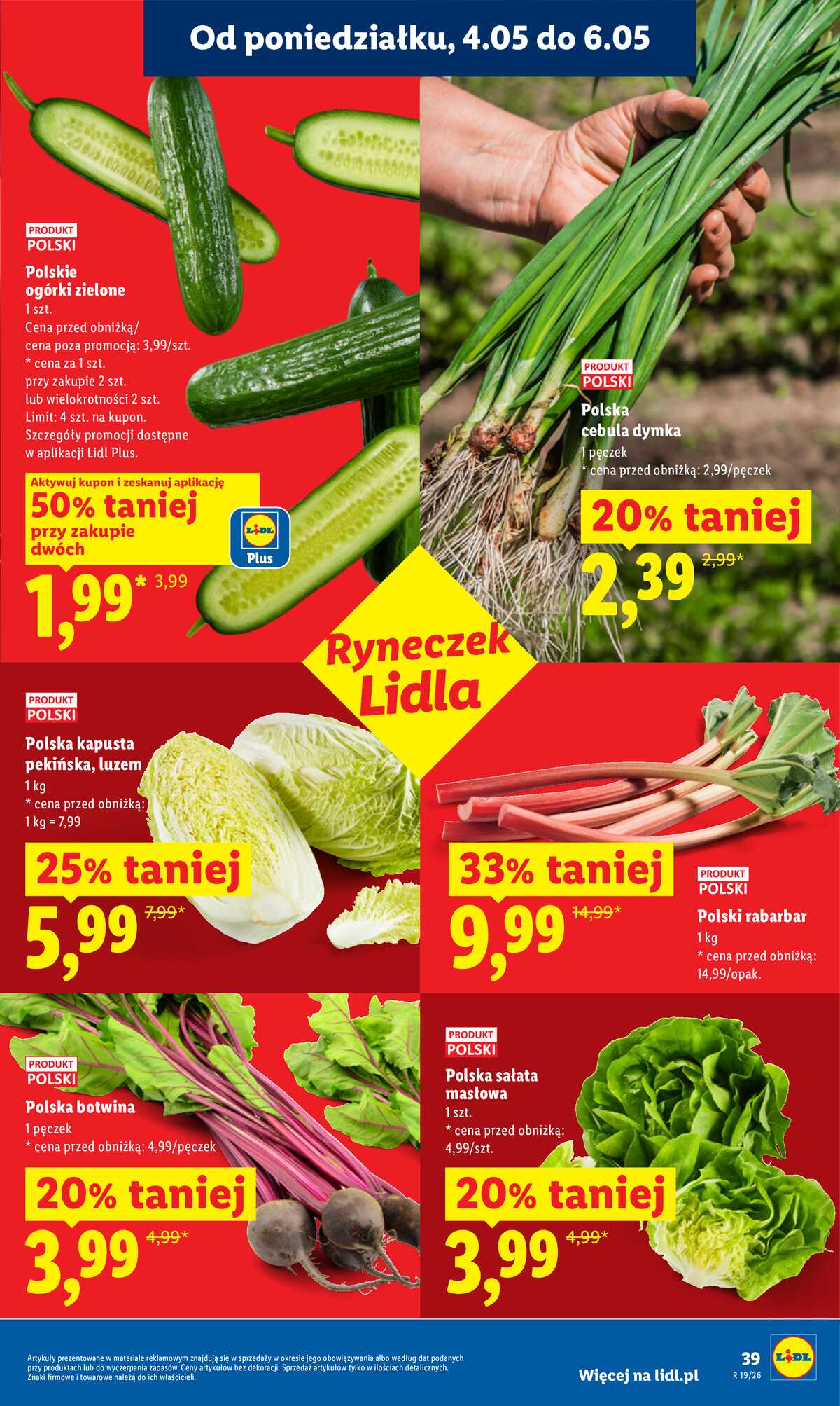 Leták Lidl Polsko 4.5.-6.5.2026 - Zpravodaj platný od 04.05 do 06.05 strana 39