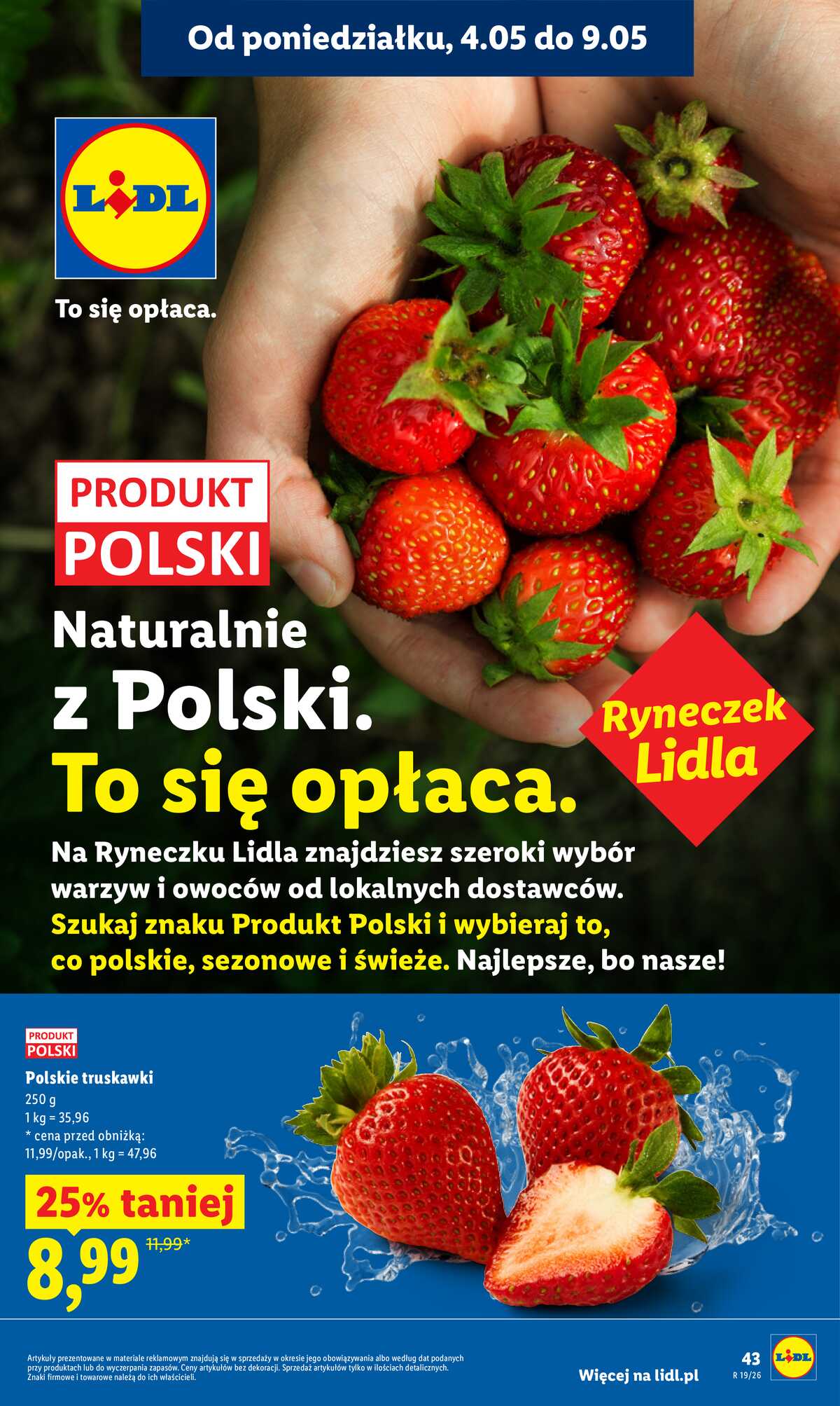 Leták Lidl Polsko 4.5.-6.5.2026 - Zpravodaj platný od 04.05 do 06.05 strana 43
