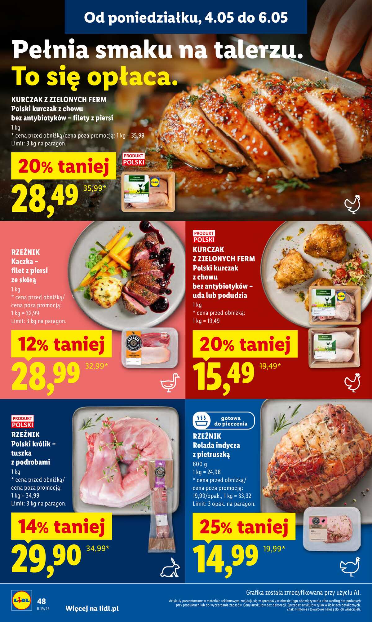 Leták Lidl Polsko 4.5.-6.5.2026 - Zpravodaj platný od 04.05 do 06.05 strana 50