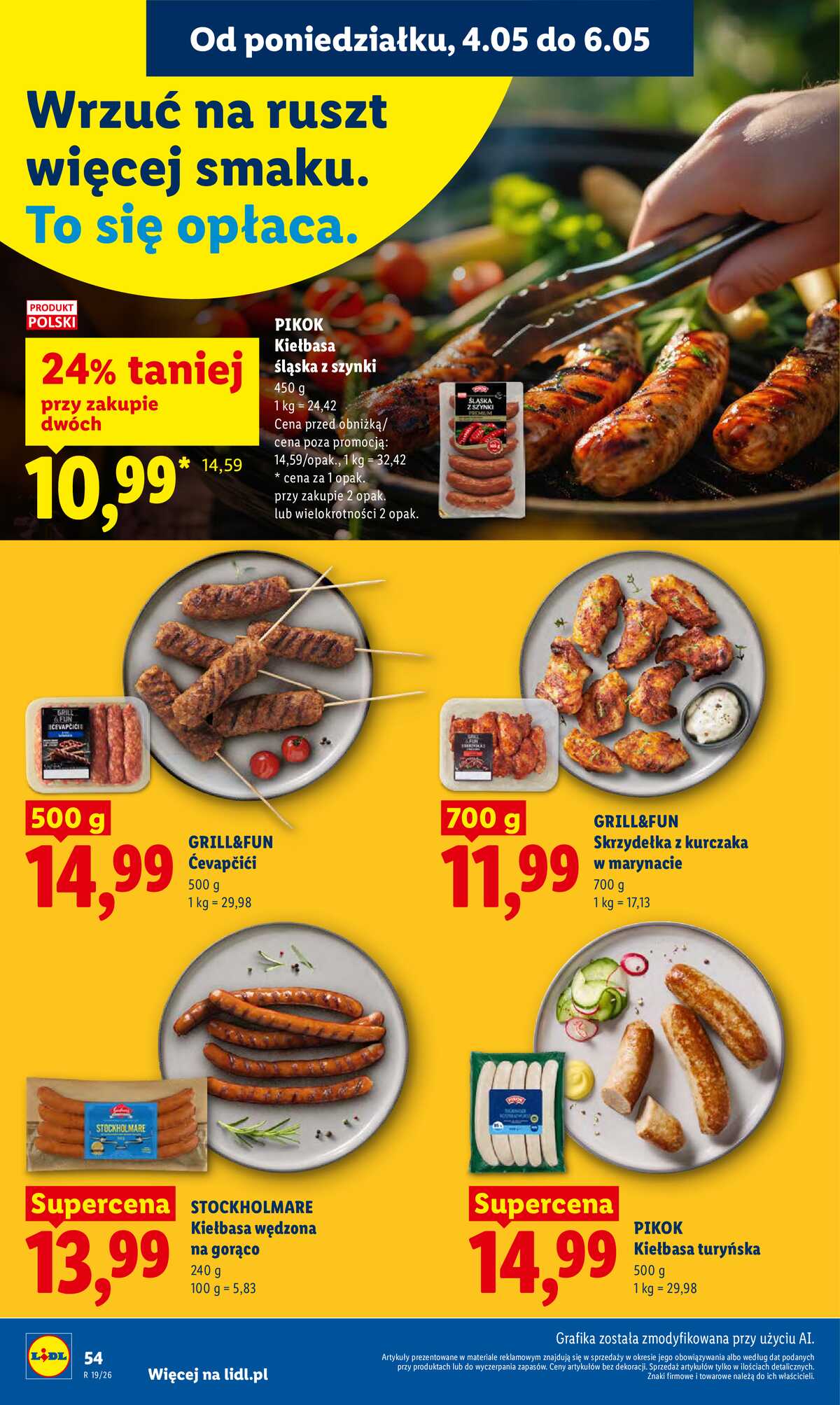 Leták Lidl Polsko 4.5.-6.5.2026 - Zpravodaj platný od 04.05 do 06.05 strana 58