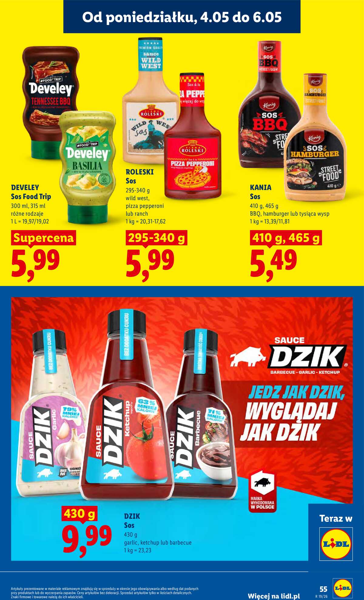 Leták Lidl Polsko 4.5.-6.5.2026 - Zpravodaj platný od 04.05 do 06.05 strana 59