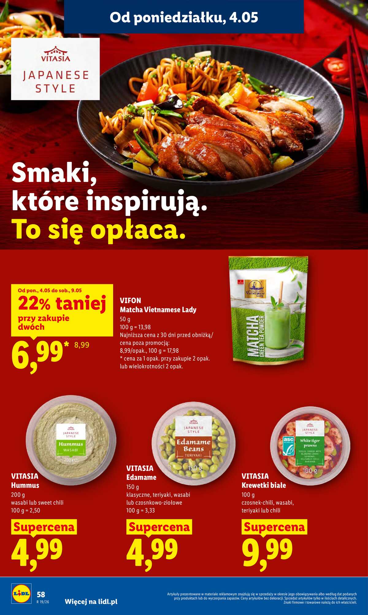 Leták Lidl Polsko 4.5.-6.5.2026 - Zpravodaj platný od 04.05 do 06.05 strana 62