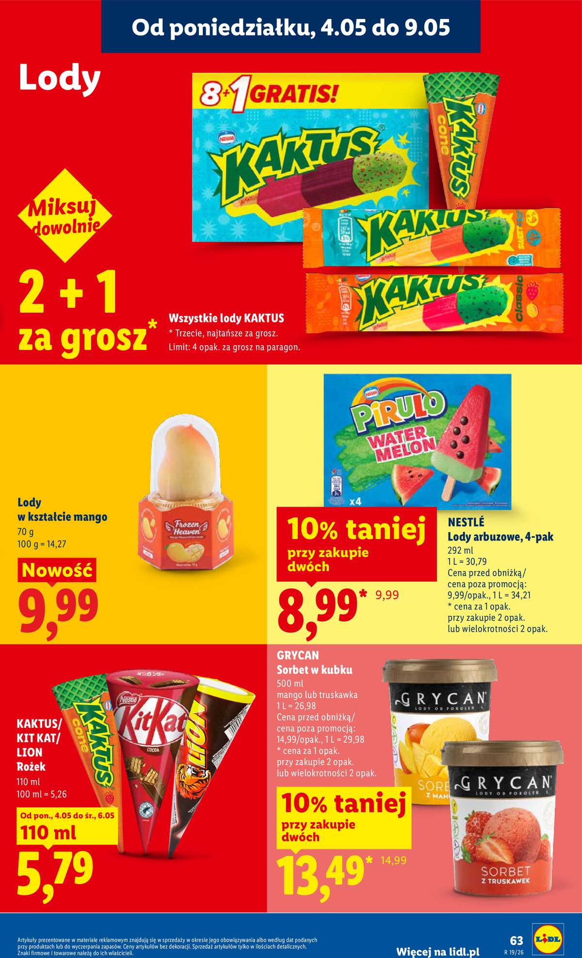 Leták Lidl Polsko 4.5.-6.5.2026 - Zpravodaj platný od 04.05 do 06.05 strana 67