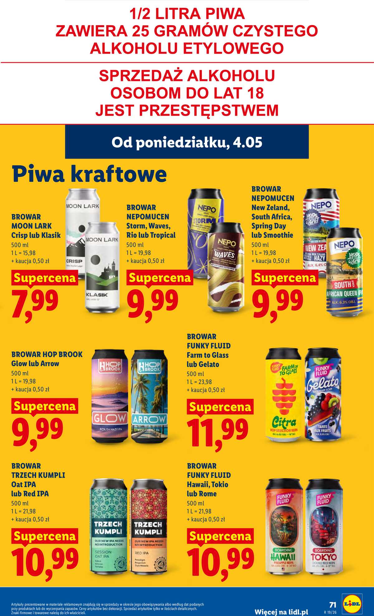 Leták Lidl Polsko 4.5.-6.5.2026 - Zpravodaj platný od 04.05 do 06.05 strana 77