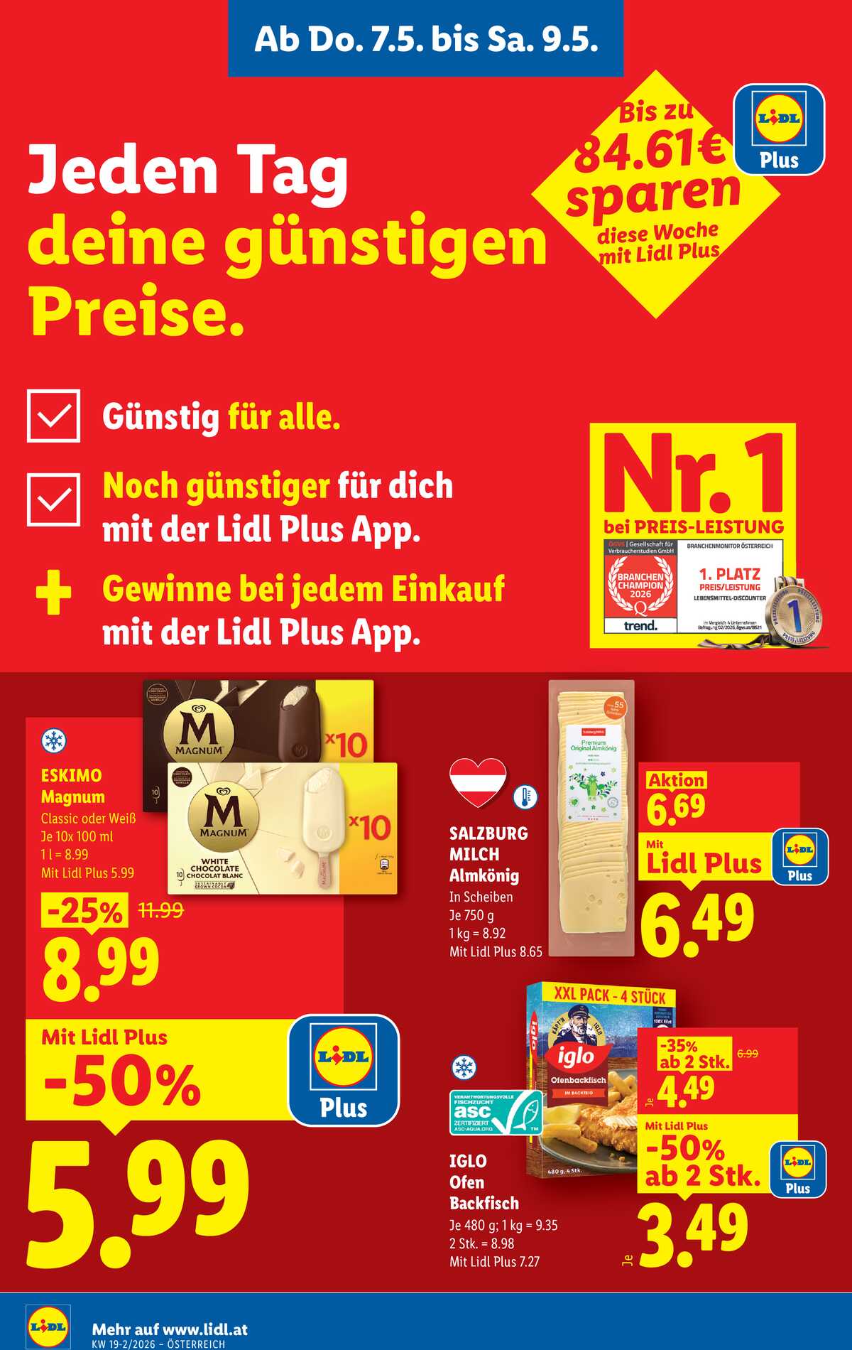 Leták Lidl Rakousko 7.5.-13.5.2026 strana 2