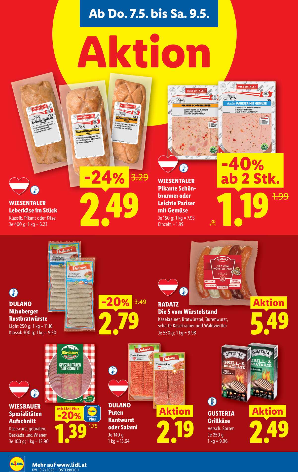 Leták Lidl Rakousko 7.5.-13.5.2026 strana 10