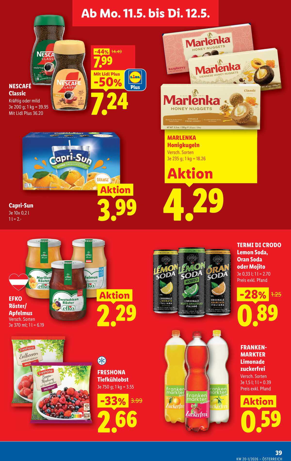 Leták Lidl Rakousko 7.5.-13.5.2026 strana 46