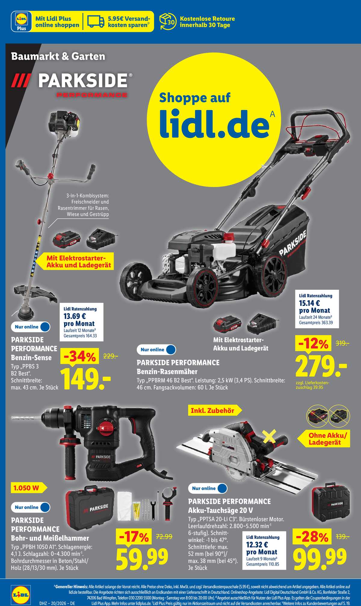 Leták Lidl Německo 11.5.-16.5.2026 strana 44