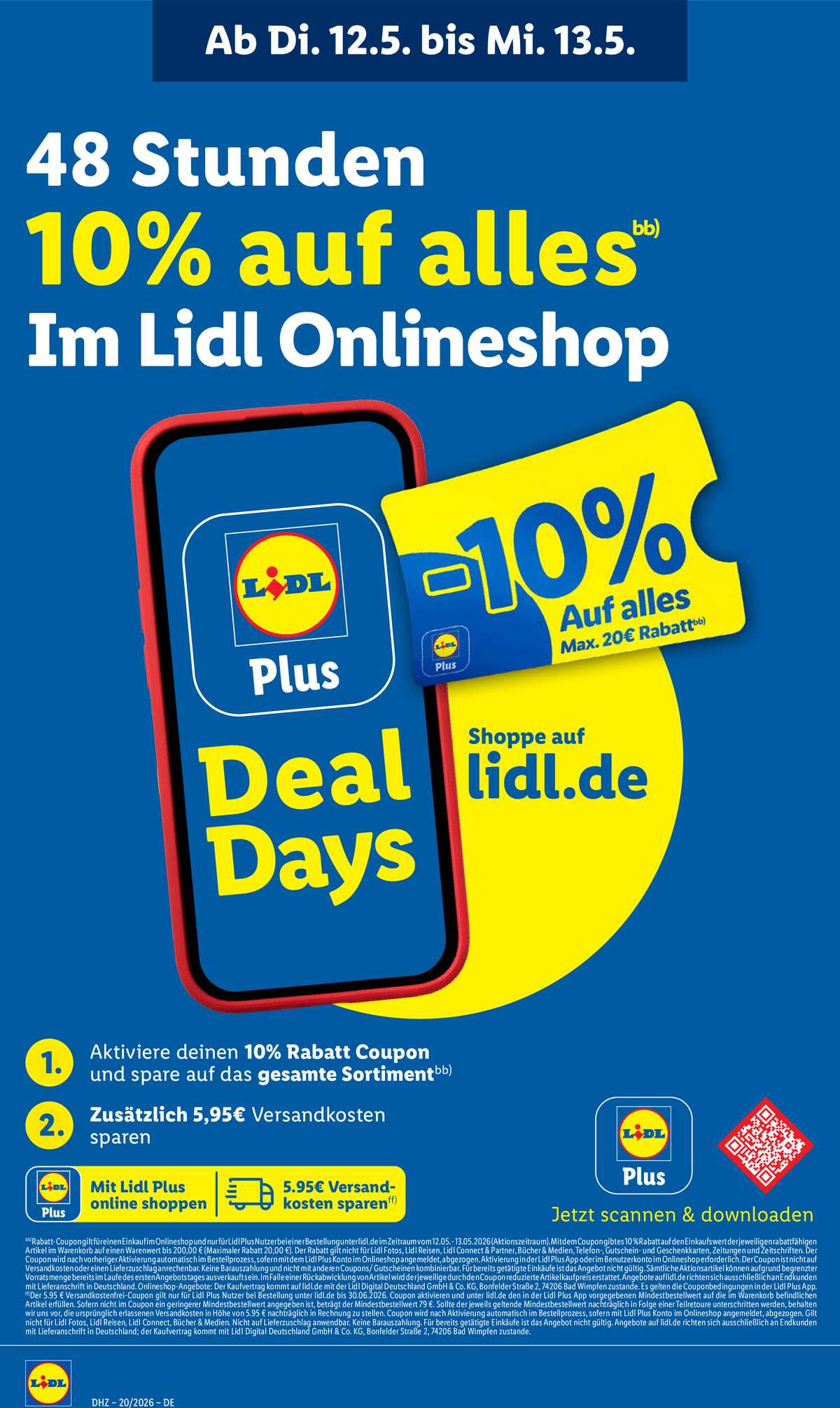 Leták Lidl Německo 11.5.-16.5.2026 strana 62