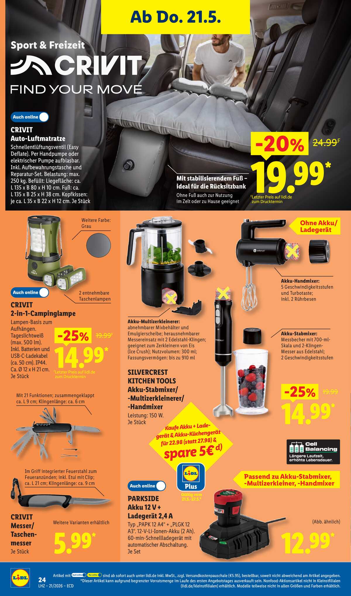 Leták Lidl Německo 18.5.-23.5.2026 strana 24