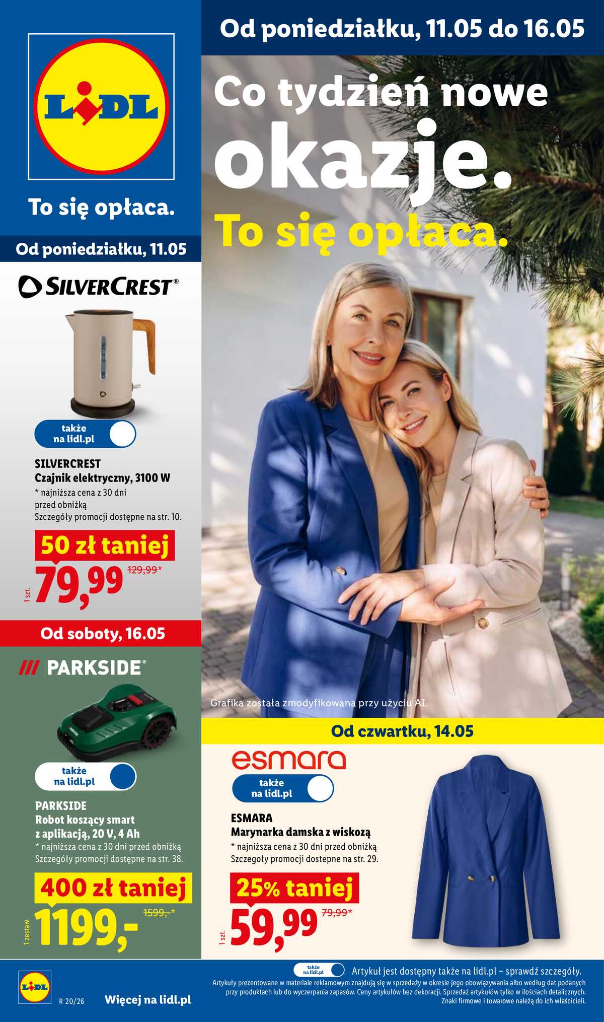 Leták Lidl Polsko 11.5.-16.5.2026 - Katalog platný od 11.05 strana 1