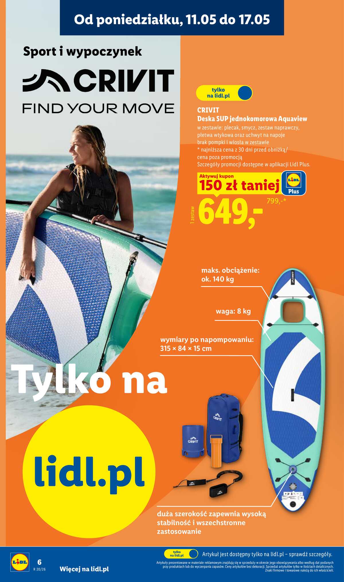 Leták Lidl Polsko 11.5.-16.5.2026 - Katalog platný od 11.05 strana 6