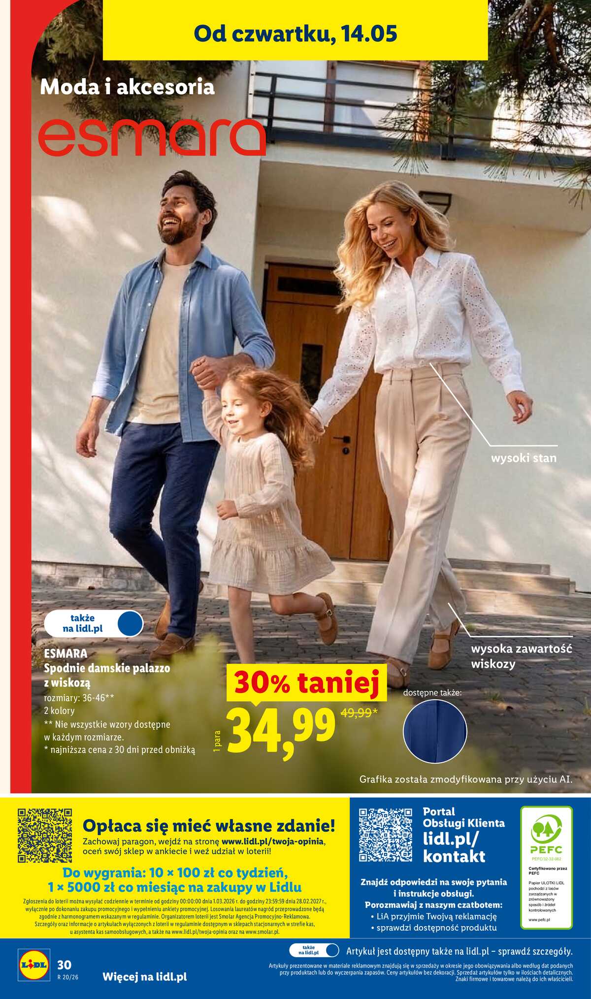 Leták Lidl Polsko 11.5.-16.5.2026 - Katalog platný od 11.05 strana 34