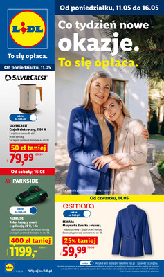 Leták Lidl Polsko 11.5.-16.5.2026 - Katalog platný od 11.05