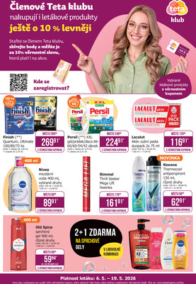 Teta drogerie Teta klub od 6.5. do 19.5.2026