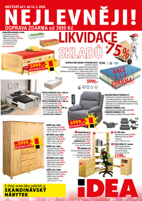Idea nábytek letáky