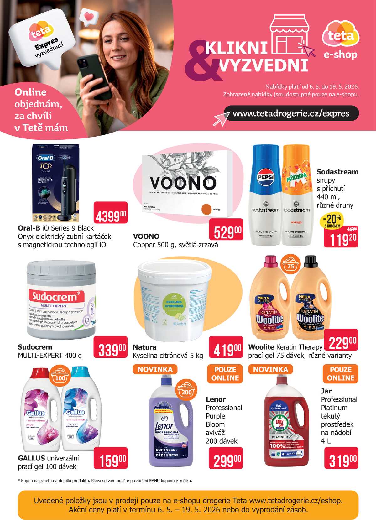 Teta drogerie eshop od 6.5. do 19.5.2026 strana 1