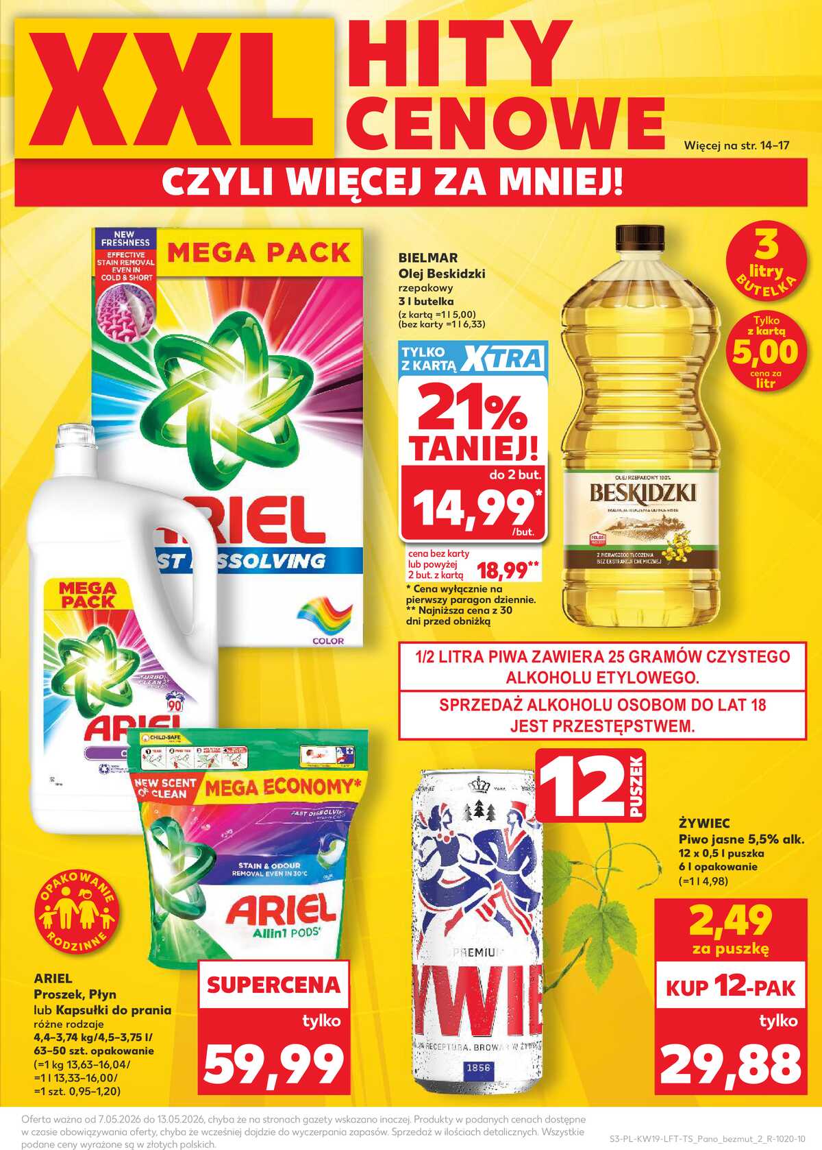 Leták Kaufland Polsko 7.5.-13.5.2026 - Noviny týdne strana 3