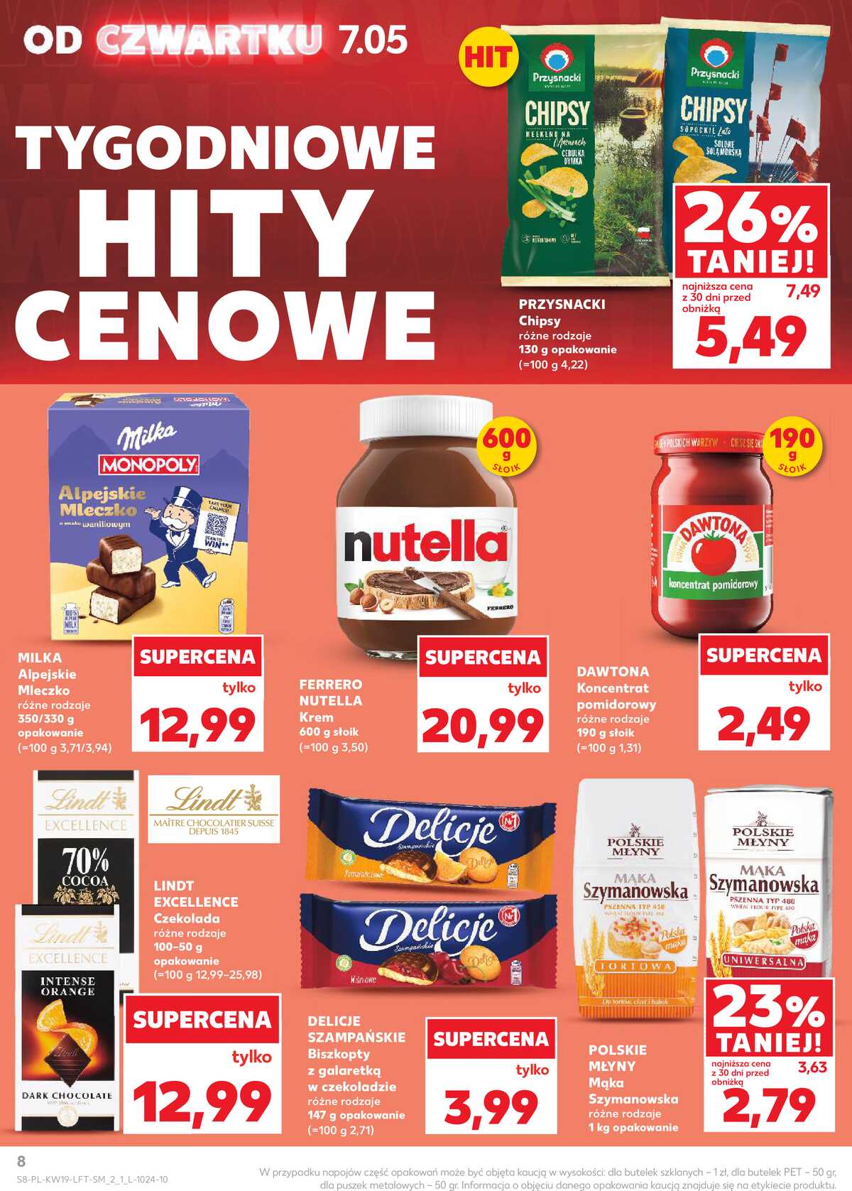Leták Kaufland Polsko 7.5.-13.5.2026 - Noviny týdne strana 8