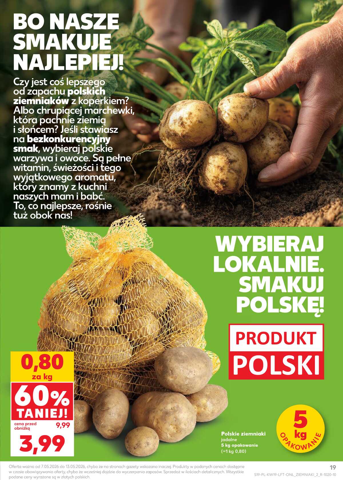 Leták Kaufland Polsko 7.5.-13.5.2026 - Noviny týdne strana 19