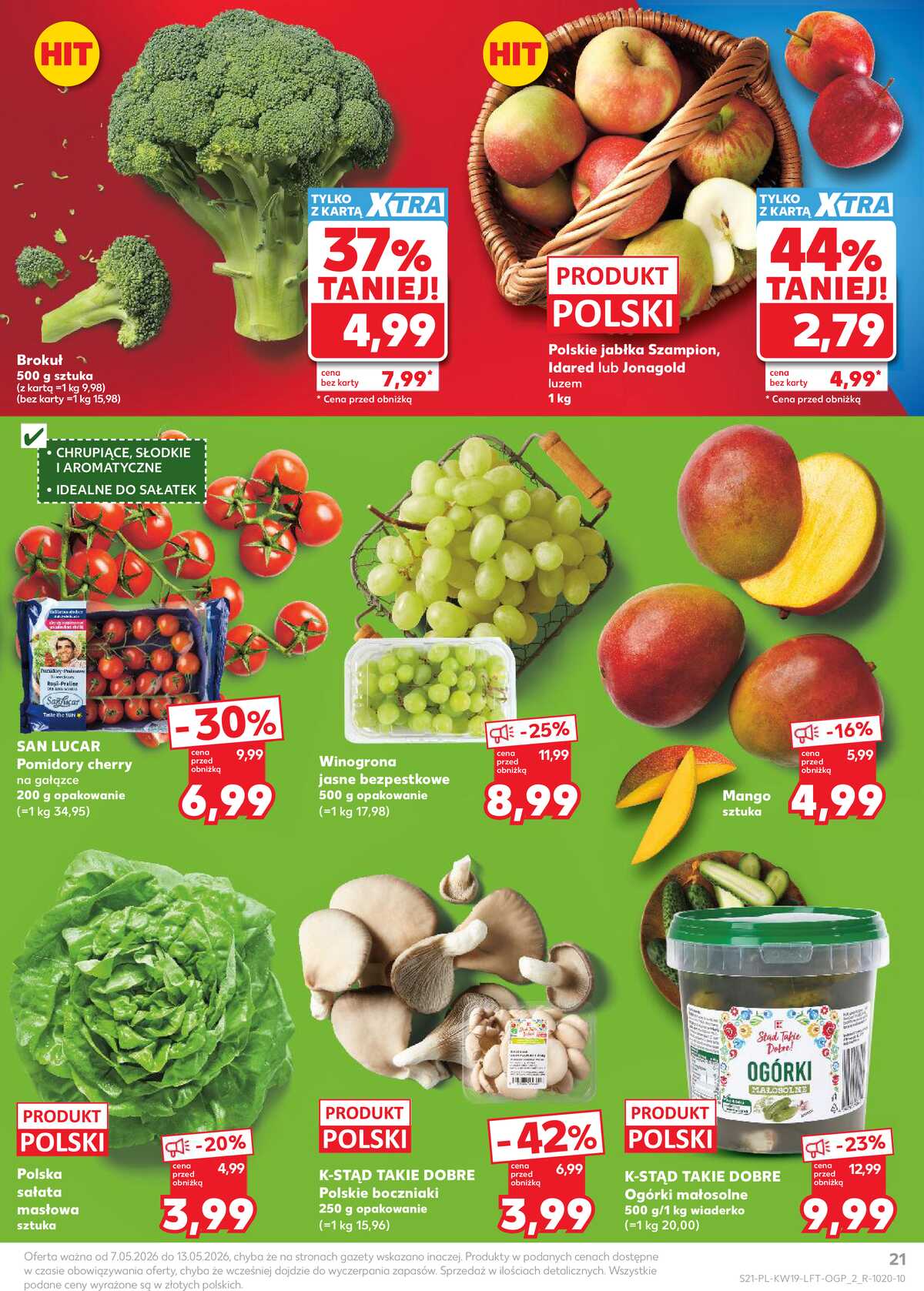 Leták Kaufland Polsko 7.5.-13.5.2026 - Noviny týdne strana 21