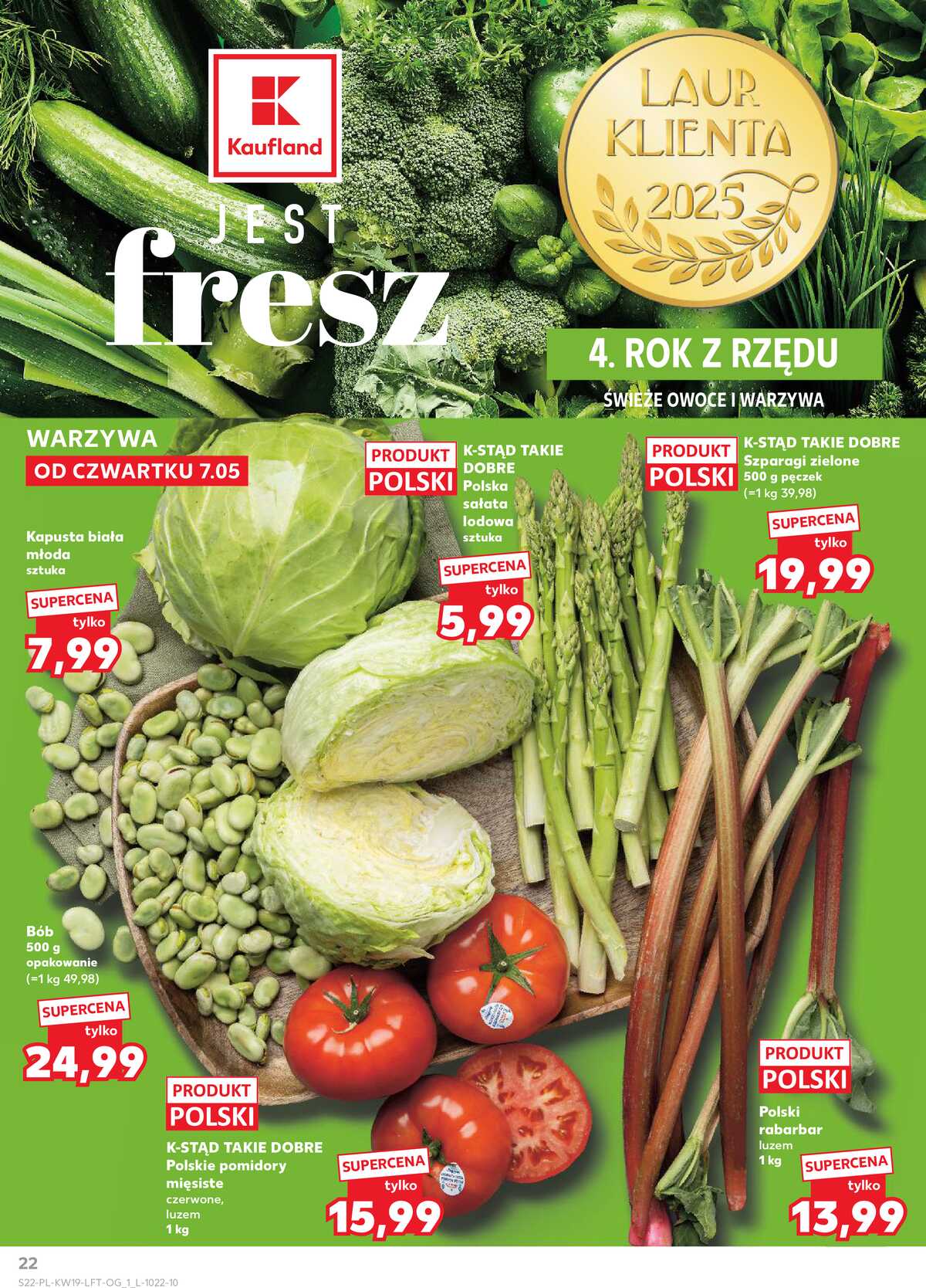 Leták Kaufland Polsko 7.5.-13.5.2026 - Noviny týdne strana 22