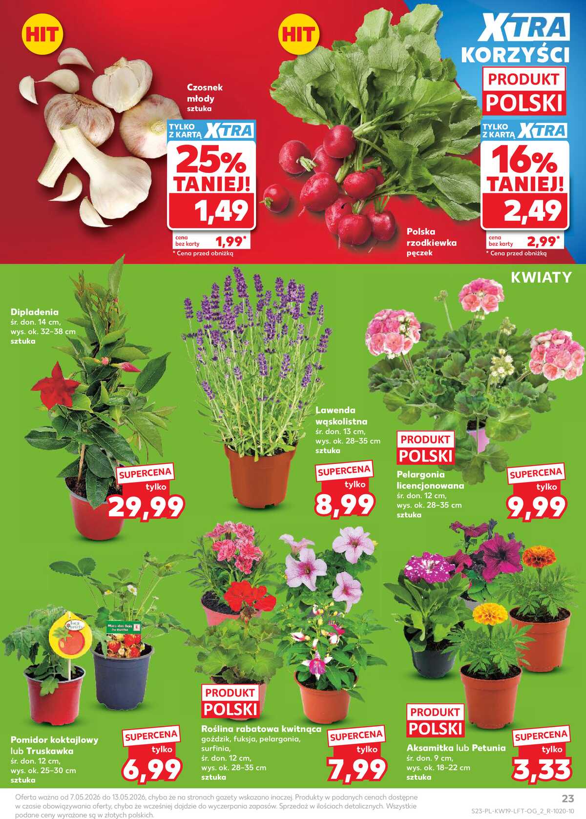 Leták Kaufland Polsko 7.5.-13.5.2026 - Noviny týdne strana 23