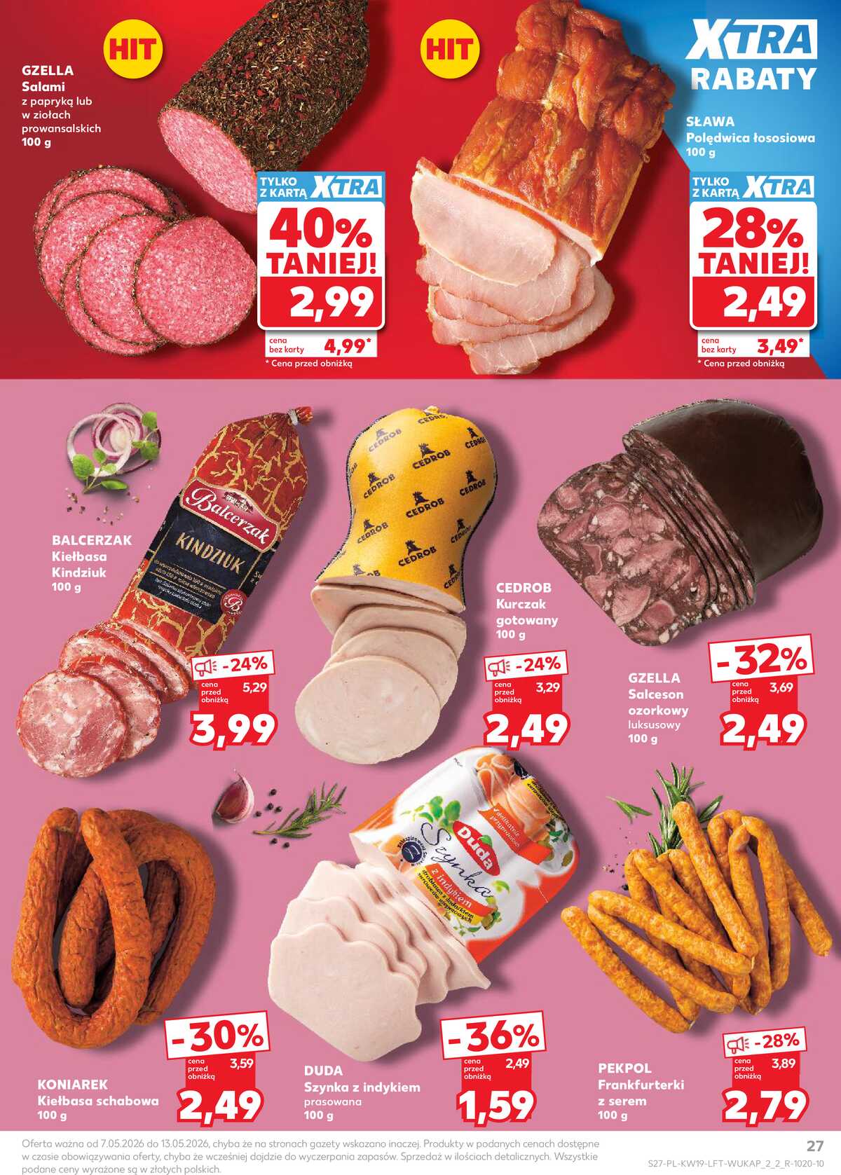 Leták Kaufland Polsko 7.5.-13.5.2026 - Noviny týdne strana 27