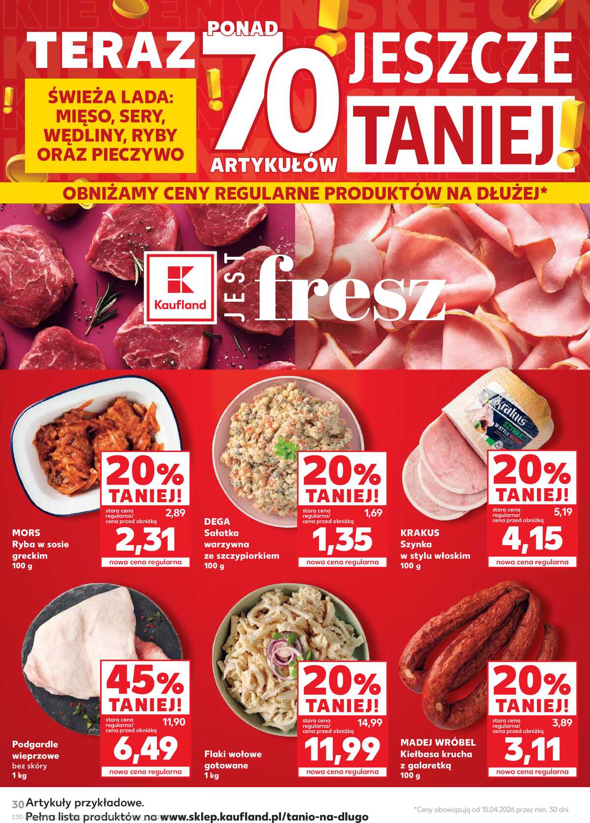 Leták Kaufland Polsko 7.5.-13.5.2026 - Noviny týdne strana 30