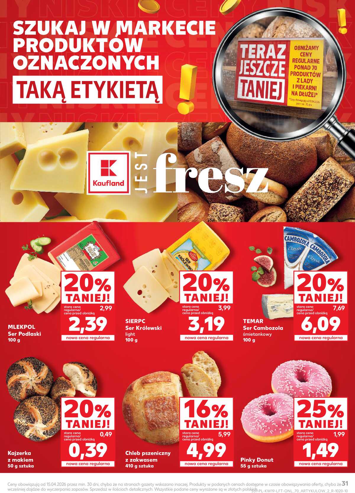 Leták Kaufland Polsko 7.5.-13.5.2026 - Noviny týdne strana 31