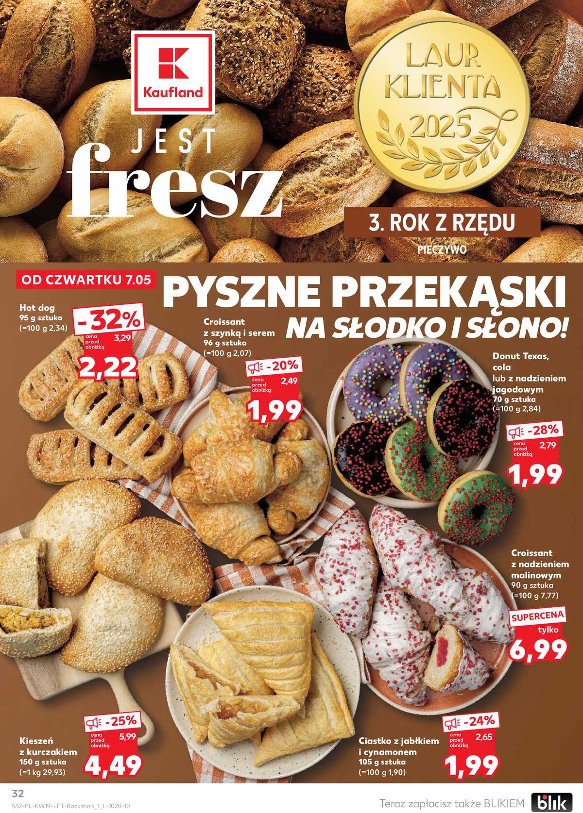 Leták Kaufland Polsko 7.5.-13.5.2026 - Noviny týdne strana 32