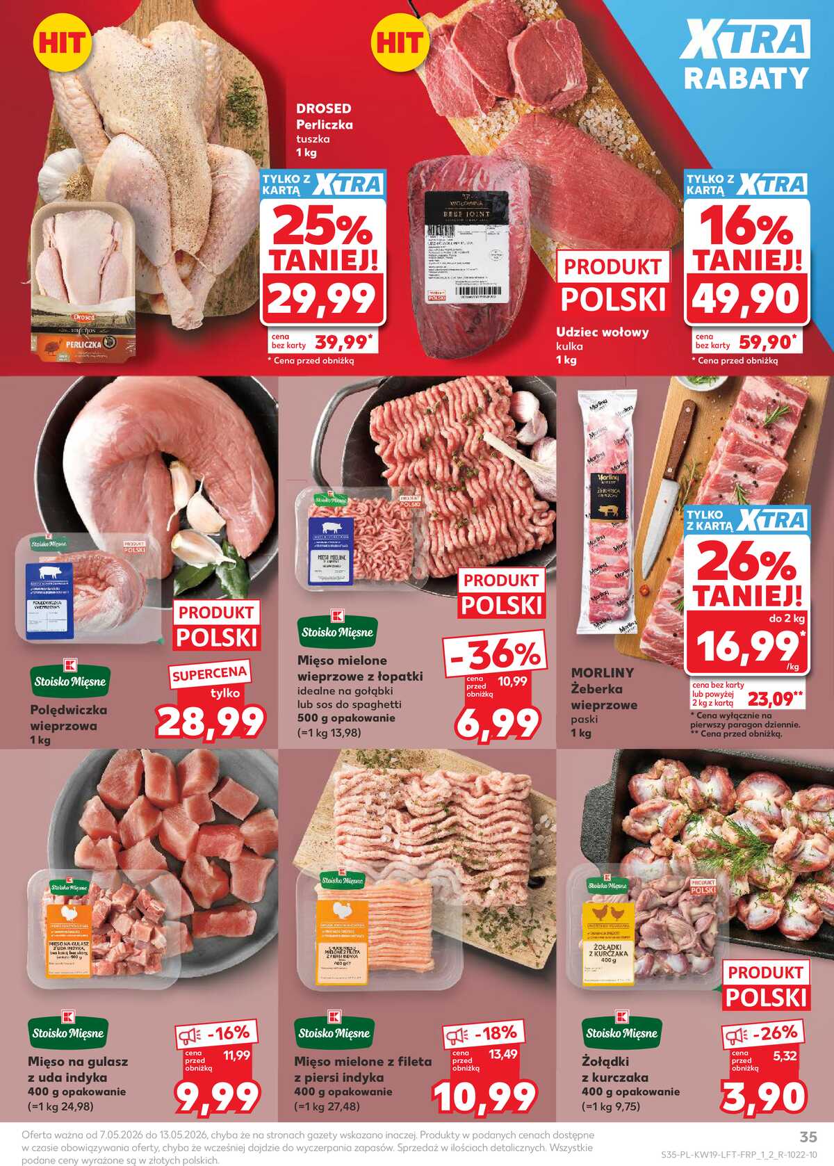 Leták Kaufland Polsko 7.5.-13.5.2026 - Noviny týdne strana 35