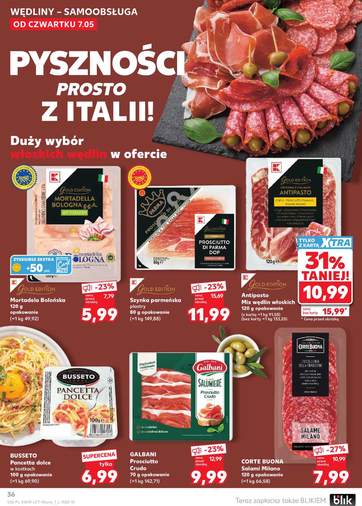 Leták Kaufland Polsko 7.5.-13.5.2026 - Noviny týdne strana 36