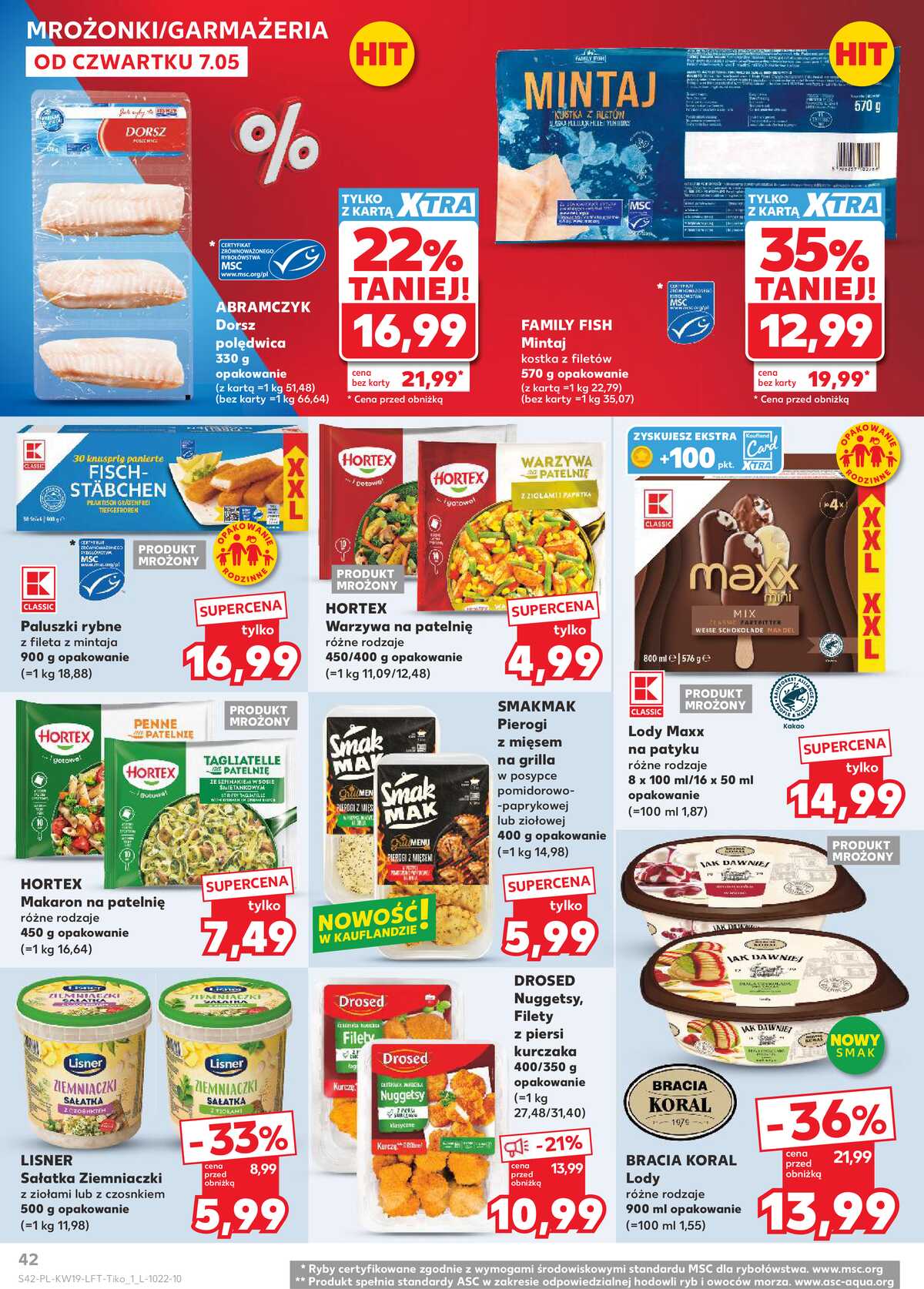 Leták Kaufland Polsko 7.5.-13.5.2026 - Noviny týdne strana 42