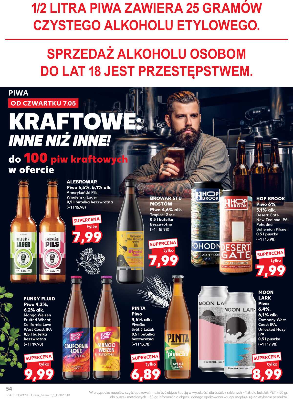 Leták Kaufland Polsko 7.5.-13.5.2026 - Noviny týdne strana 54