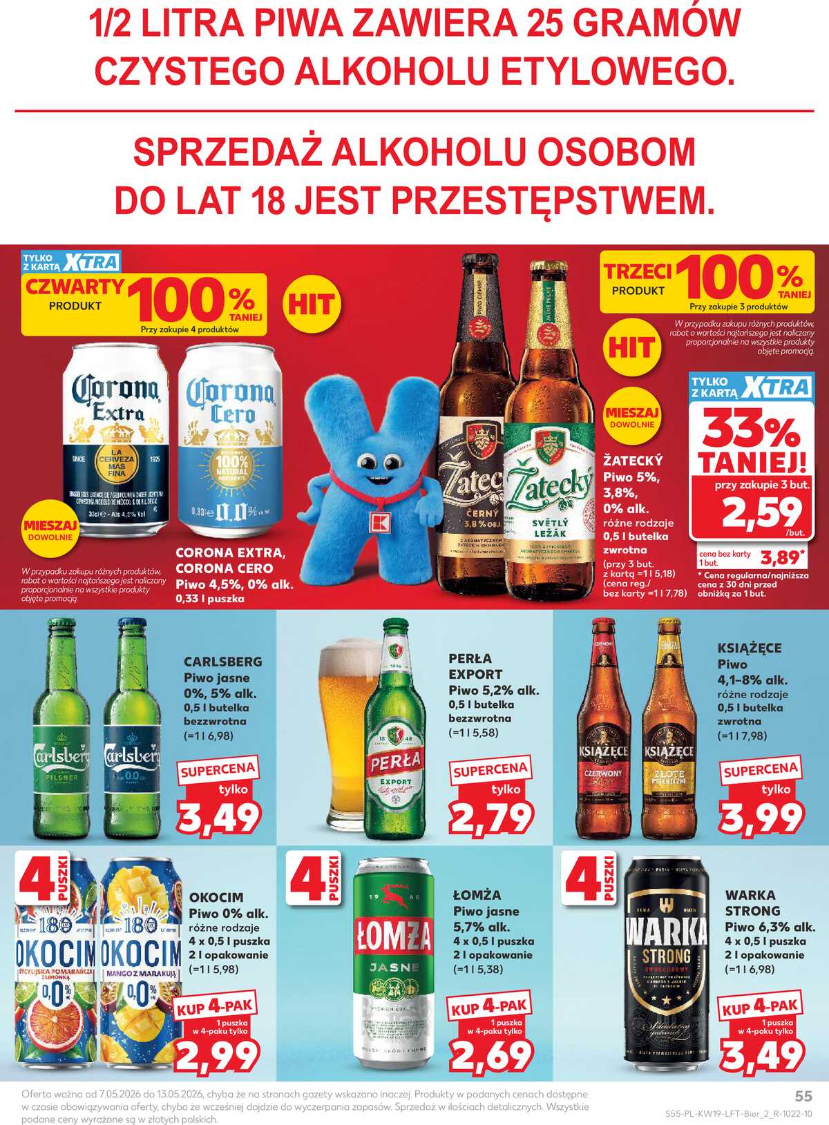 Leták Kaufland Polsko 7.5.-13.5.2026 - Noviny týdne strana 55